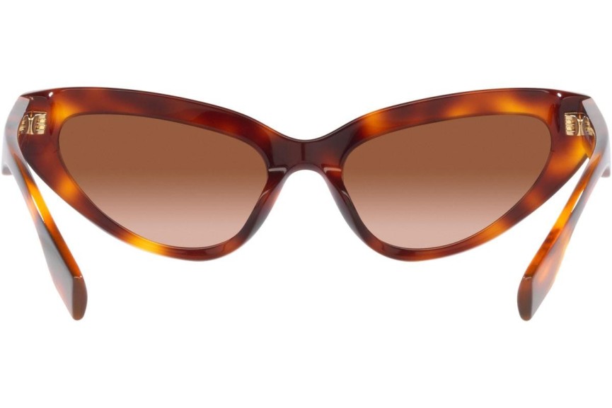 Okulary przeciwsłoneczne Burberry Debbie BE4373U 331613 Kocie oczy Havana