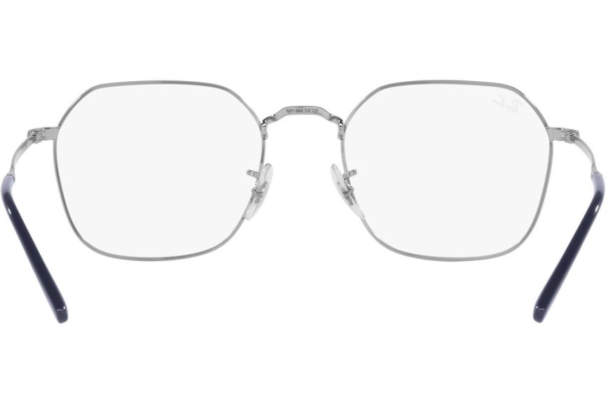 Okulary korekcyjne Ray-Ban Jim RX3694V 2502 Kwadratowe Srebrne