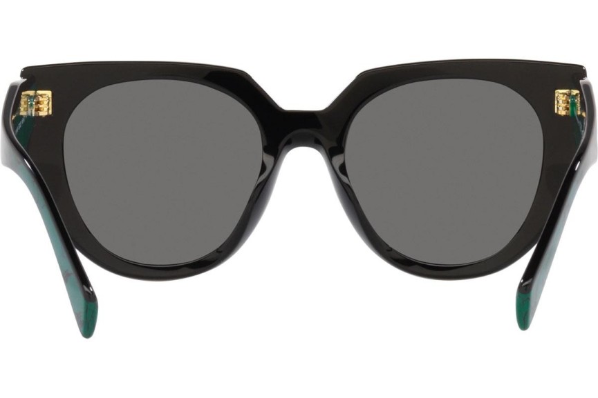 Okulary przeciwsłoneczne Prada PR14WS 1AB5Z1 Polarized Kocie oczy Czarne