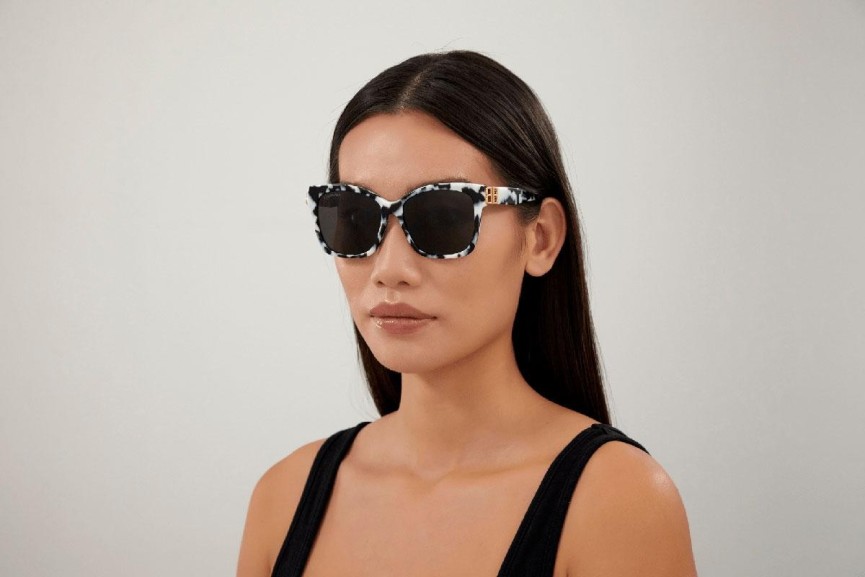 Okulary przeciwsłoneczne Balenciaga BB0102SA 007 Kwadratowe Białe