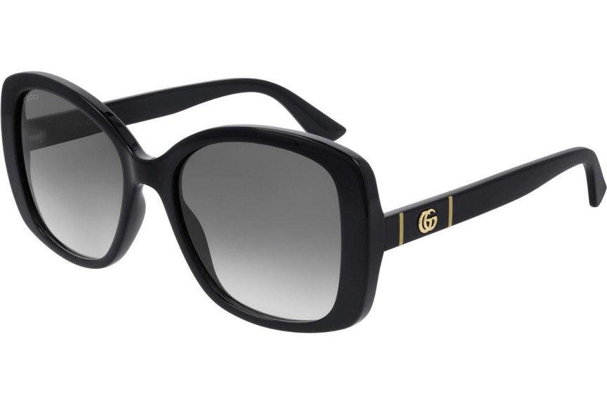 Okulary przeciwsłoneczne Gucci GG0762S 001 Oversize Czarne