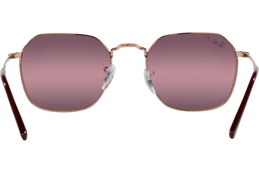 Okulary przeciwsłoneczne Ray-Ban Jim Chromance Collection RB3694 9202G9 Polarized Kwadratowe Złote