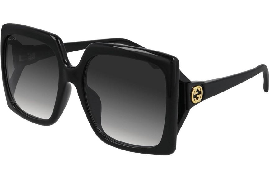 Okulary przeciwsłoneczne Gucci GG0876SA 001 Polarized Oversize Czarne