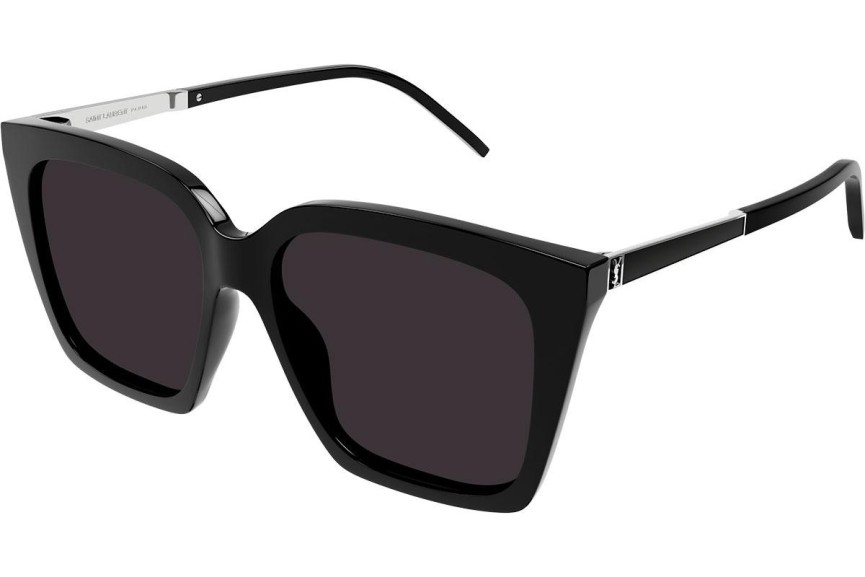 Okulary przeciwsłoneczne Saint Laurent SLM100 001 Kwadratowe Czarne