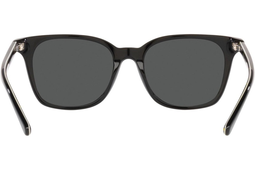 Okulary przeciwsłoneczne Polo Ralph Lauren PH4187 500187 Kwadratowe Czarne