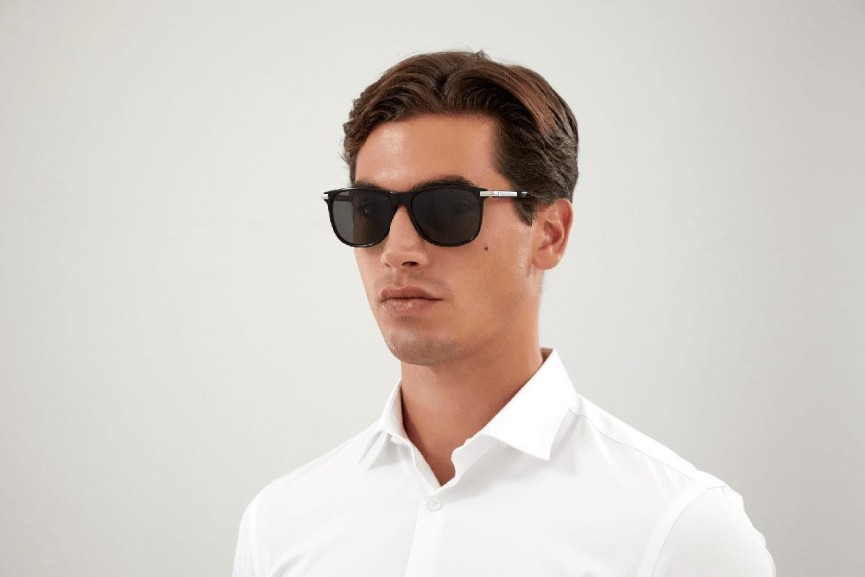 Okulary przeciwsłoneczne Mont Blanc MB0216S 001 Kwadratowe Czarne