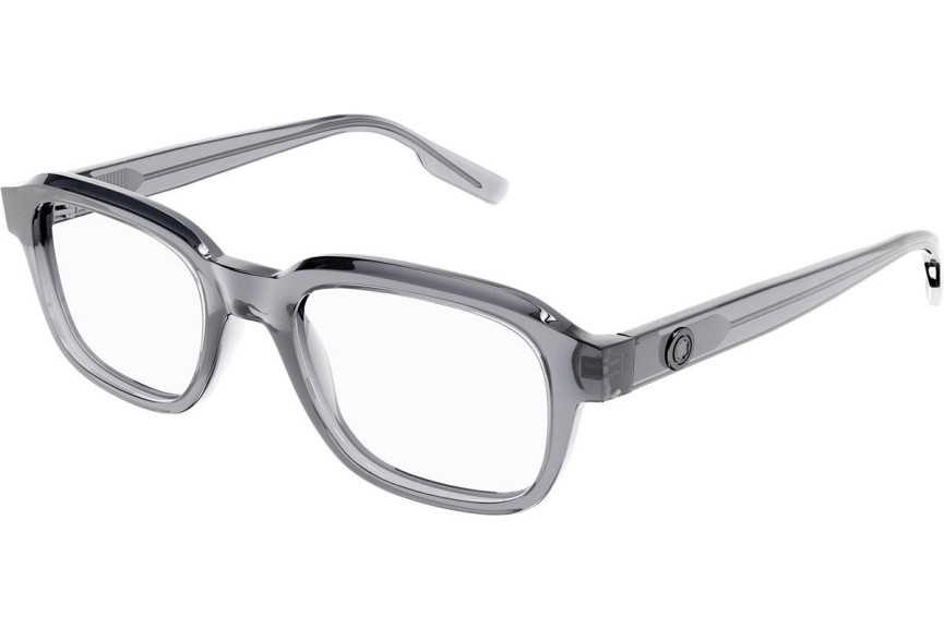 Okulary korekcyjne Mont Blanc MB0202O 002 Prostokątne Szare