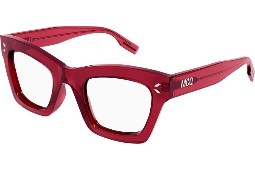 Glasses McQ MQ0343O 003 Kwadratowe Czerwone