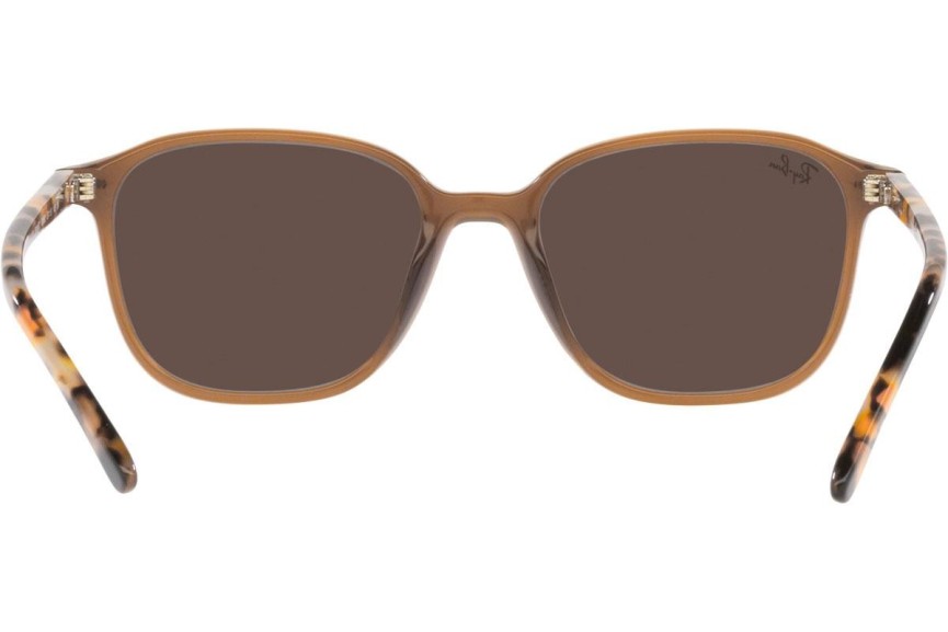 Okulary przeciwsłoneczne Ray-Ban Leonard RB2193 663693 Kwadratowe Brązowe
