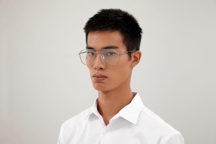Okulary przeciwsłoneczne Mont Blanc MB0128S 009 blue-light [non-prescription] Pilotki (Aviator) Srebrne