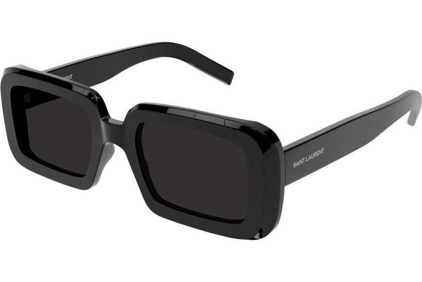 Okulary przeciwsłoneczne Saint Laurent SL534 SUNRISE 001 Prostokątne Czarne