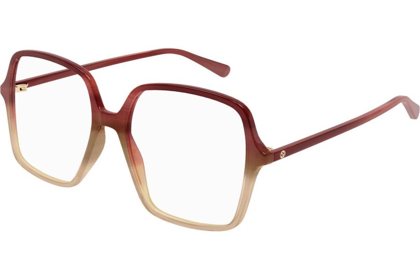 Okulary korekcyjne Gucci GG1003O 004 Kwadratowe Czerwone