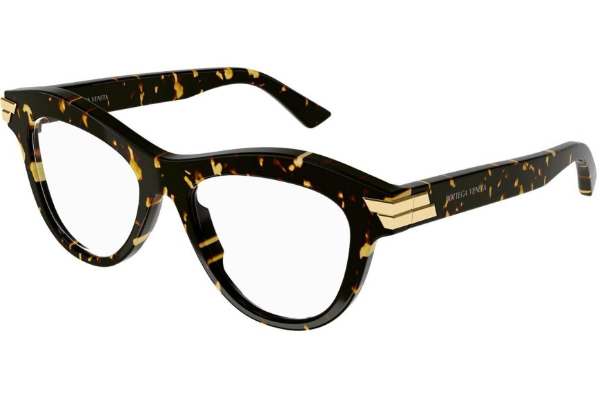 Okulary korekcyjne Bottega Veneta BV1105O 002 Kocie oczy Havana