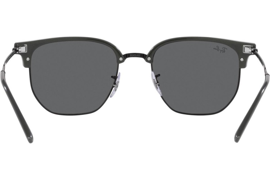 Okulary przeciwsłoneczne Ray-Ban New Clubmaster RB4416 6653B1 Browline Szare