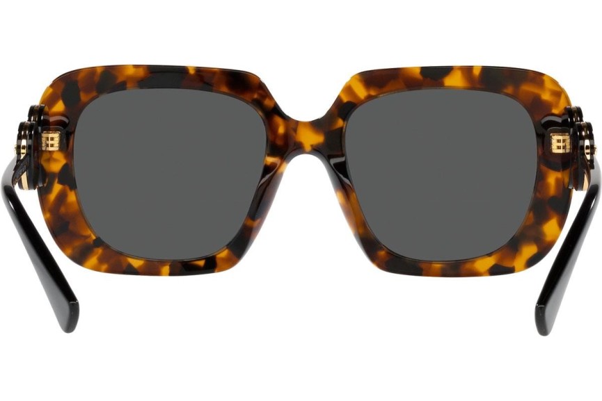 Okulary przeciwsłoneczne Versace VE4434 511987 Kwadratowe Havana