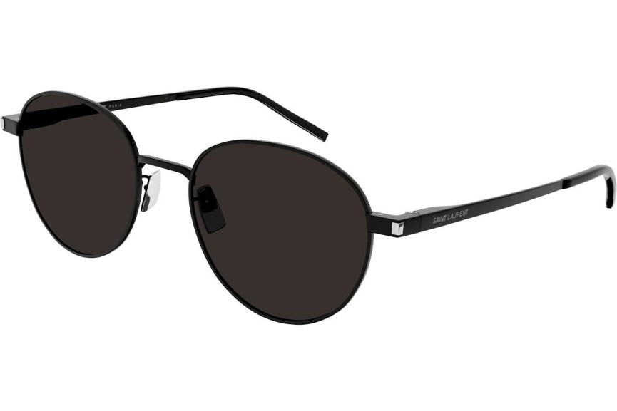 Okulary przeciwsłoneczne Saint Laurent SL533 009 Okrągłe Czarne