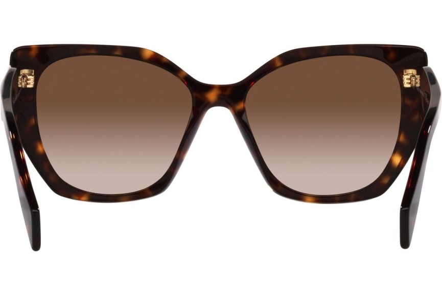 Okulary przeciwsłoneczne Prada PR19ZS 2AU6S1 Kwadratowe Havana
