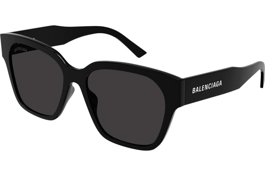 Okulary przeciwsłoneczne Balenciaga BB0215SA 001 Kwadratowe Czarne
