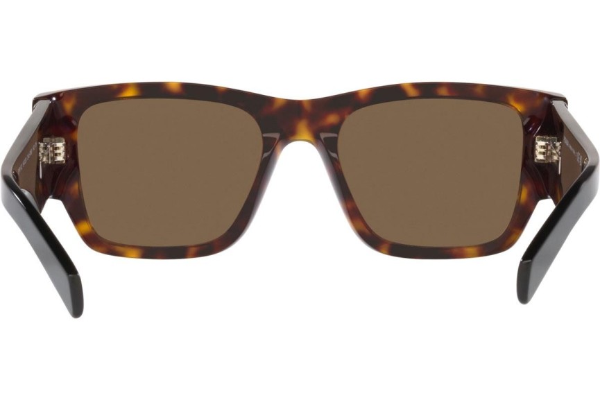 Okulary przeciwsłoneczne Prada PR10ZS 2AU06B Kwadratowe Havana