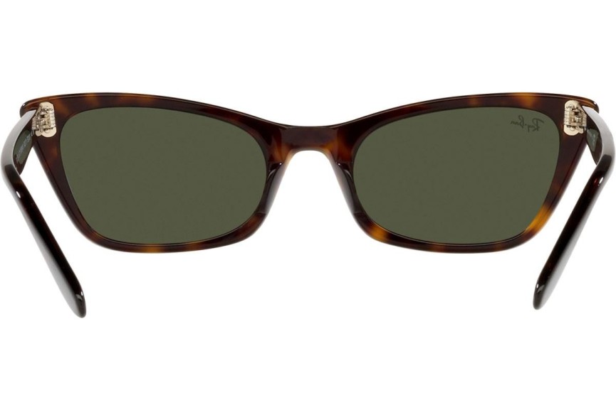 Okulary przeciwsłoneczne Ray-Ban Lady Burbank RB2299 902/31 Kocie oczy Havana