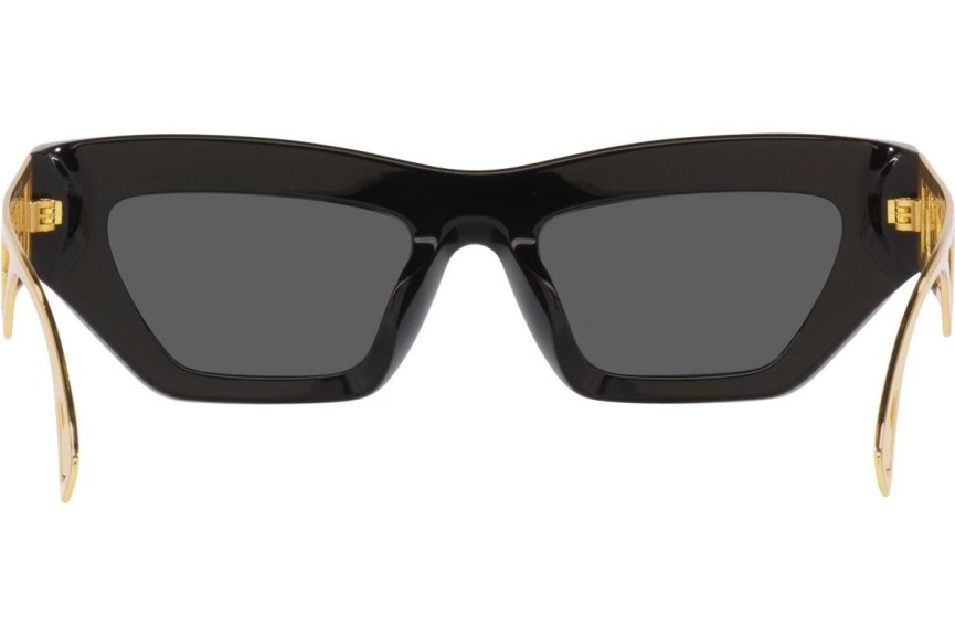 Okulary przeciwsłoneczne Versace VE4432U GB1/87 Kocie oczy Czarne