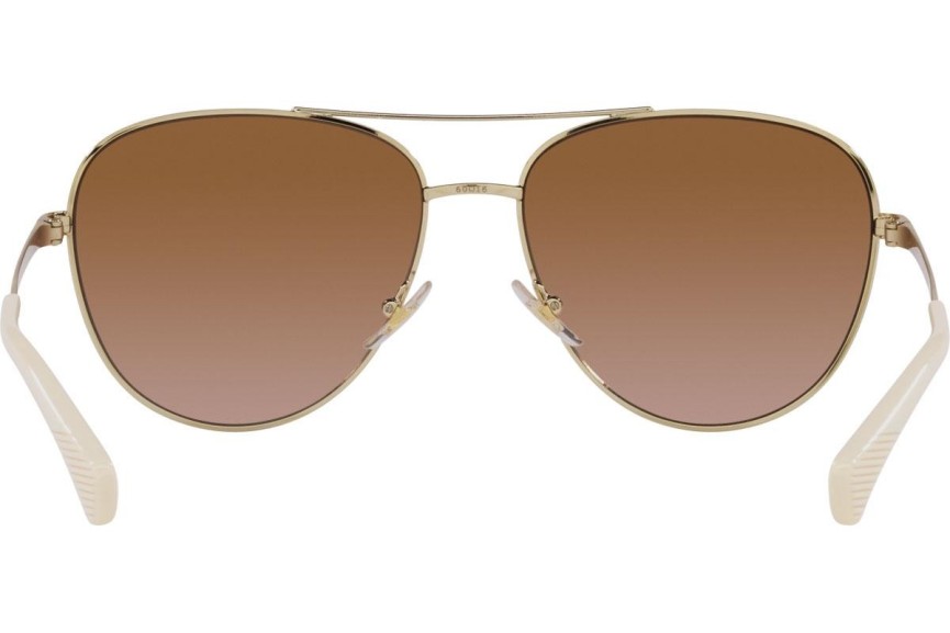 Okulary przeciwsłoneczne Ralph by Ralph Lauren RA4139 911613 Pilotki (Aviator) Złote