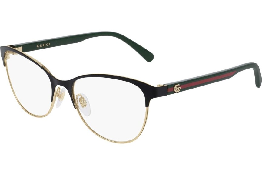 Okulary korekcyjne Gucci GG0718O 004 Kocie oczy Czarne