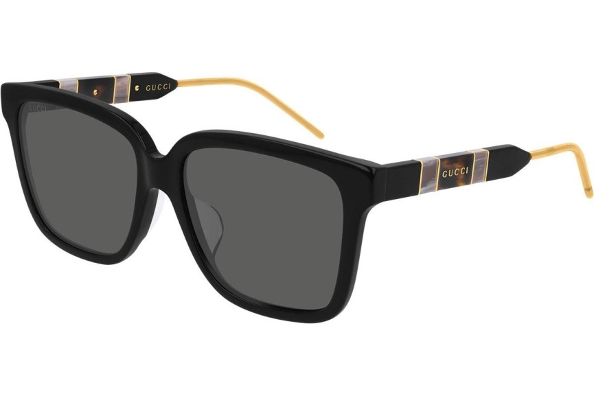Okulary przeciwsłoneczne Gucci GG0599SA 001 Kwadratowe Czarne