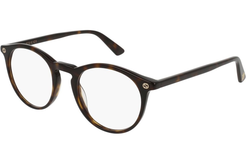 Okulary korekcyjne Gucci GG0121O 002 Okrągłe Havana