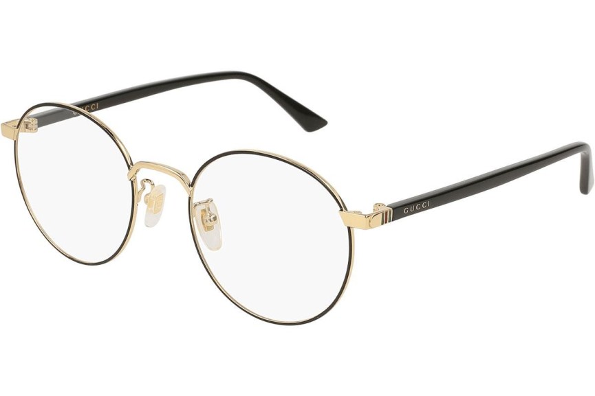 Okulary korekcyjne Gucci GG0297OK 003 Okrągłe Czarne