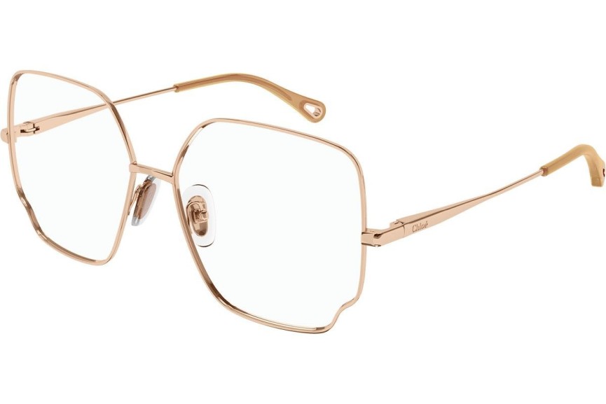 Okulary korekcyjne Chloe CH0096O 006 Oversize Złote