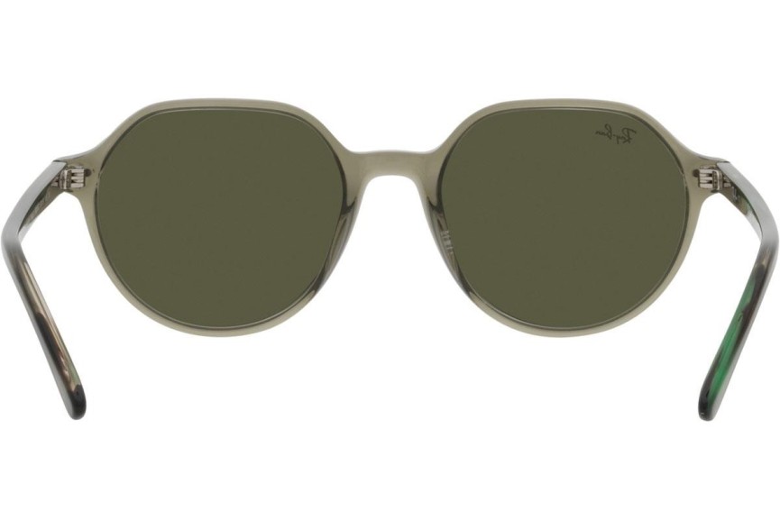 Okulary przeciwsłoneczne Ray-Ban Thalia RB2195 66355C Okrągłe Zielone