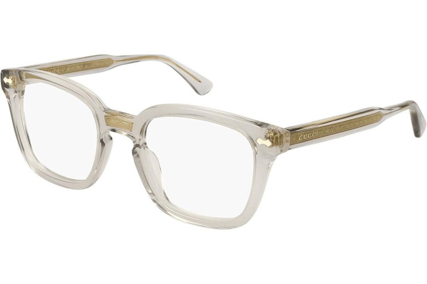 Okulary korekcyjne Gucci GG0184O 005 Kwadratowe Szare
