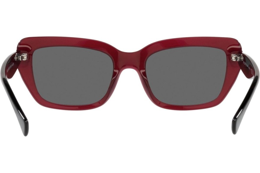 Okulary przeciwsłoneczne Ralph by Ralph Lauren RA5292 592187 Prostokątne Czerwone