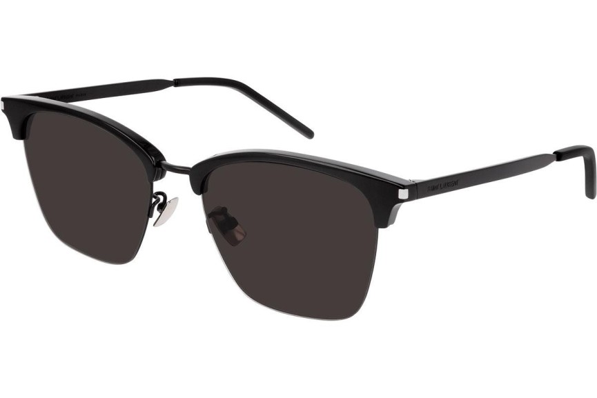 Okulary przeciwsłoneczne Saint Laurent SL340 001 Browline Czarne