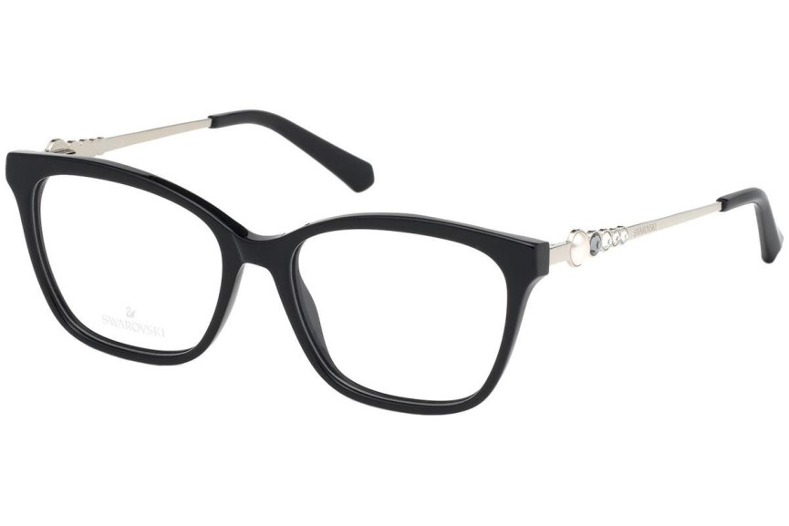 Okulary korekcyjne Swarovski SK5306 001 Kwadratowe Czarne