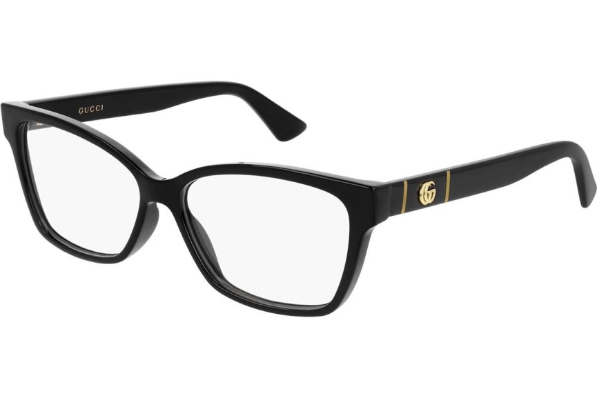 Okulary korekcyjne Gucci GG0634O 001 Kocie oczy Czarne