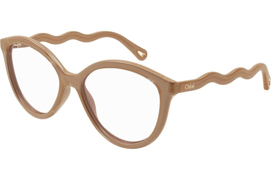 Okulary korekcyjne Chloe CH0089O 003 Kocie oczy Beżowe