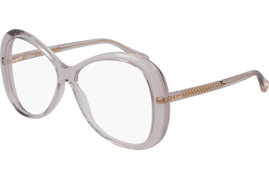 Okulary korekcyjne Chloe CH0011O 002 Oversize Różowe