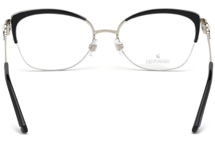 Okulary korekcyjne Swarovski SK5307 016 Kocie oczy Czarne
