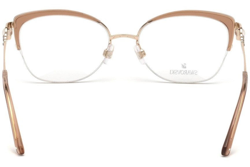 Okulary korekcyjne Swarovski SK5307 032 Kocie oczy Złote
