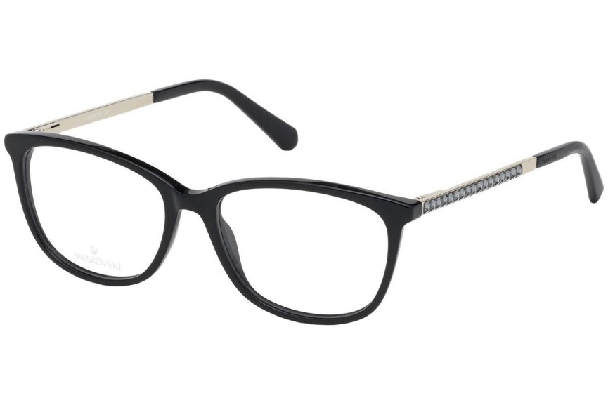 Okulary korekcyjne Swarovski SK5308 001 Kwadratowe Czarne