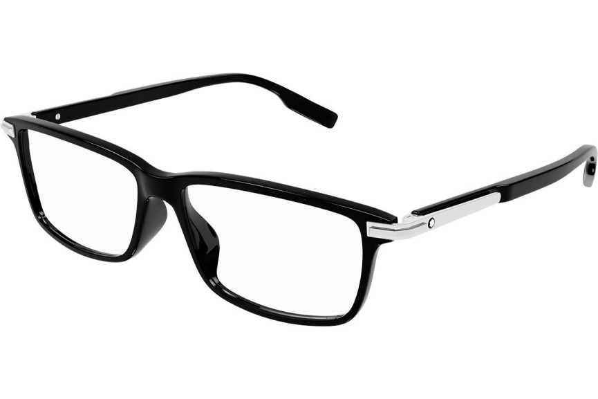 Okulary korekcyjne Mont Blanc MB0217O 001 Prostokątne Czarne