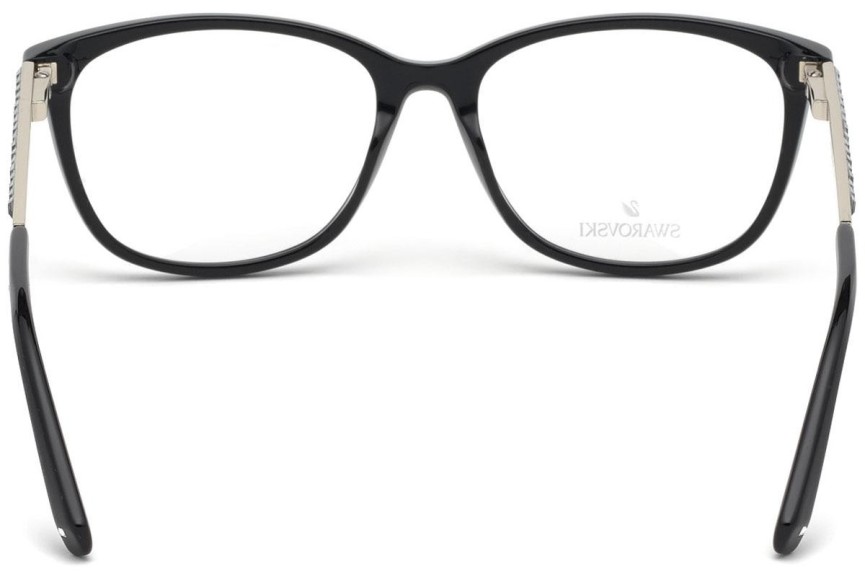 Okulary korekcyjne Swarovski SK5308 001 Kwadratowe Czarne