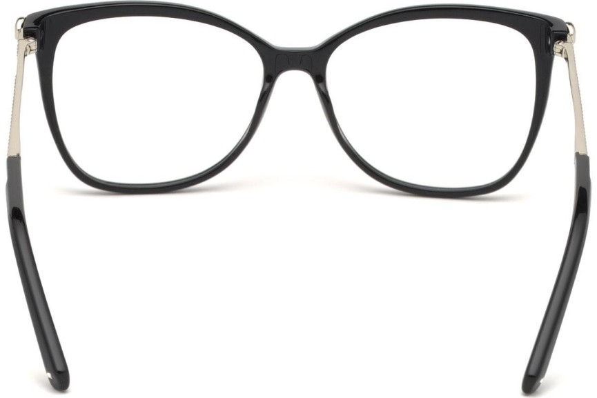 Okulary korekcyjne Swarovski SK5316 001 Kocie oczy Czarne