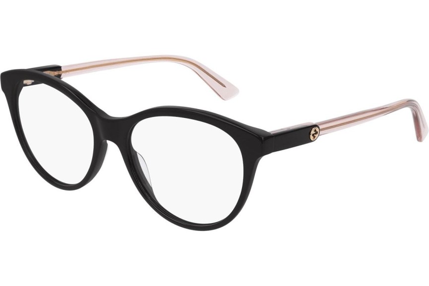 Okulary korekcyjne Gucci GG0486O 004 Okrągłe Czarne