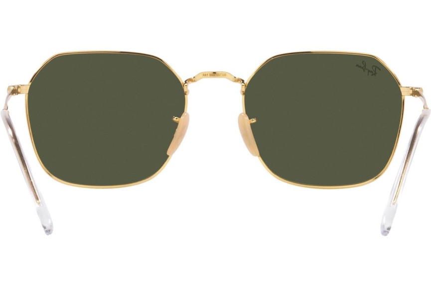 Okulary przeciwsłoneczne Ray-Ban Jim RB3694 001/31 Kwadratowe Złote