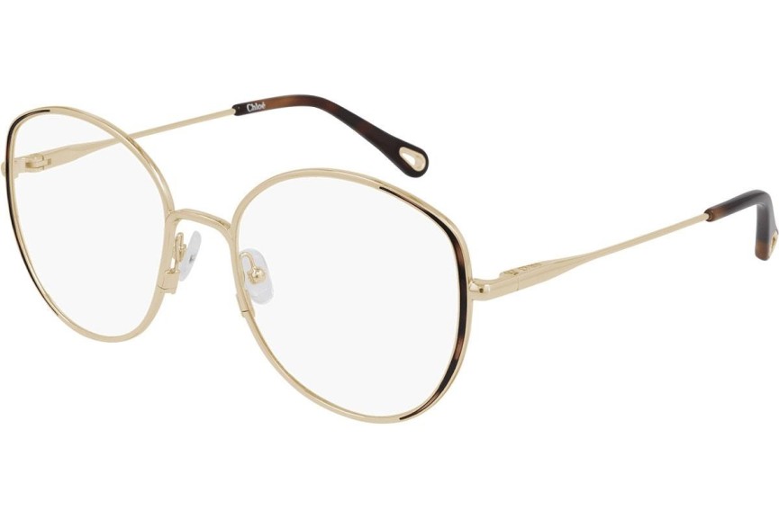Okulary korekcyjne Chloe CH0039O 001 Okrągłe Złote