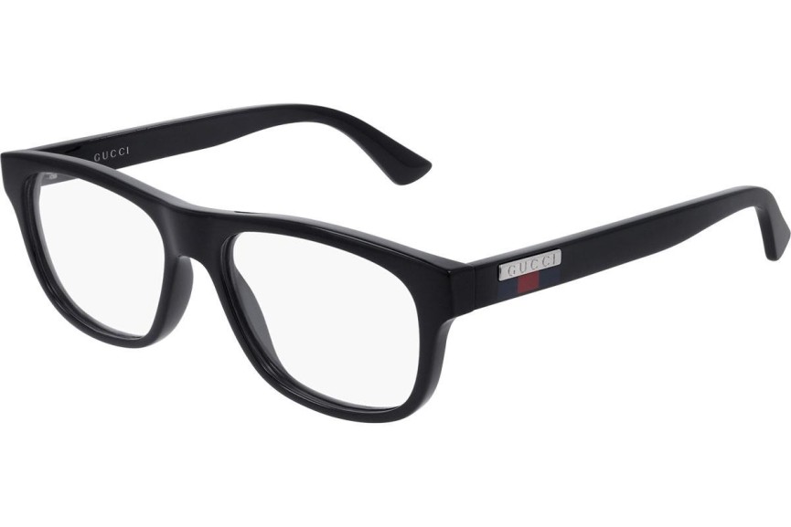Okulary korekcyjne Gucci GG0768O 001 Prostokątne Czarne