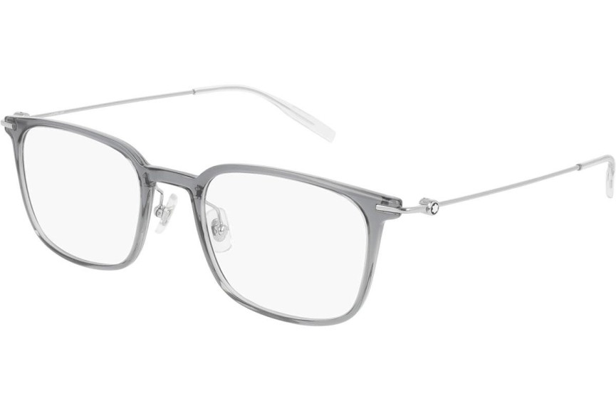 Okulary korekcyjne Mont Blanc MB0100O 001 Kwadratowe Szare